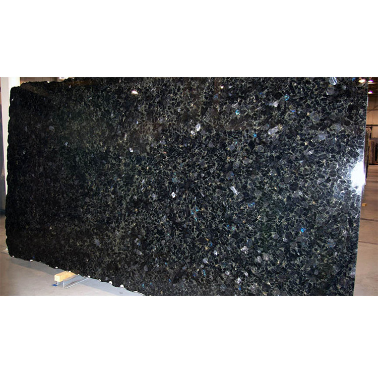 Ukraine hammered polished volga labradorite decorative natural blue black stone granite tile