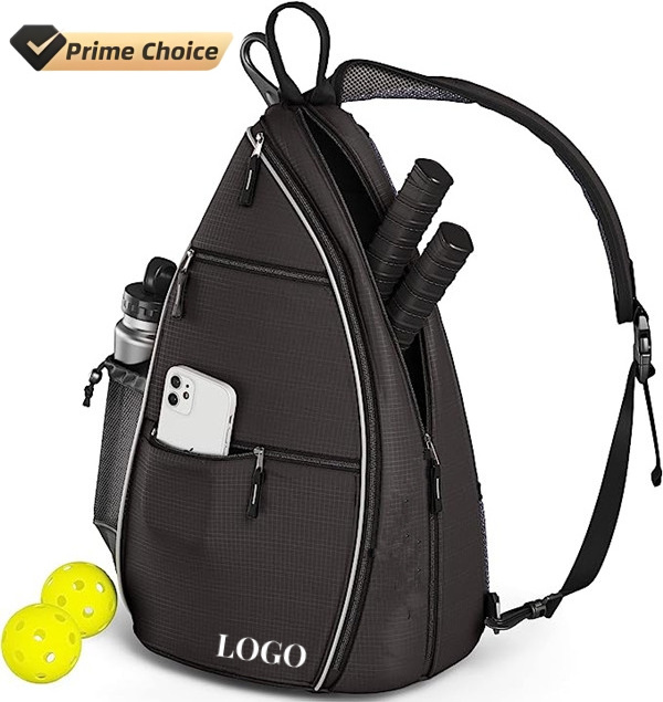 2023 New Arrival Tennis, Racketball, and Travel for Women Men Sling Bag Crossbody Backpack for Pickleball