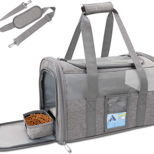 Airline Approved Cat Carriers15 Lbs of Puppy Carrier Soft Pet Cages Carrier for Cats Dogs