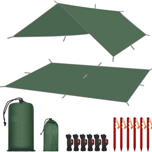 Outdoor Adventures Survival Gears Easy to Setup Camping Tarp Tent Hiking Travel Outdoor tarp  canopy