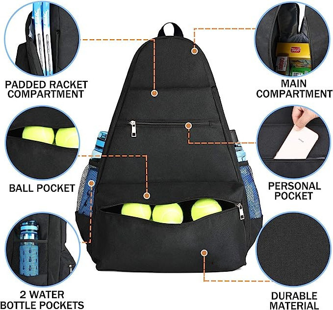 2023 New Arrival Badminton Racquet, Squash Racquet,Balls and Other Accessories Tennis Bag Tennis Backpack  for Women and Men