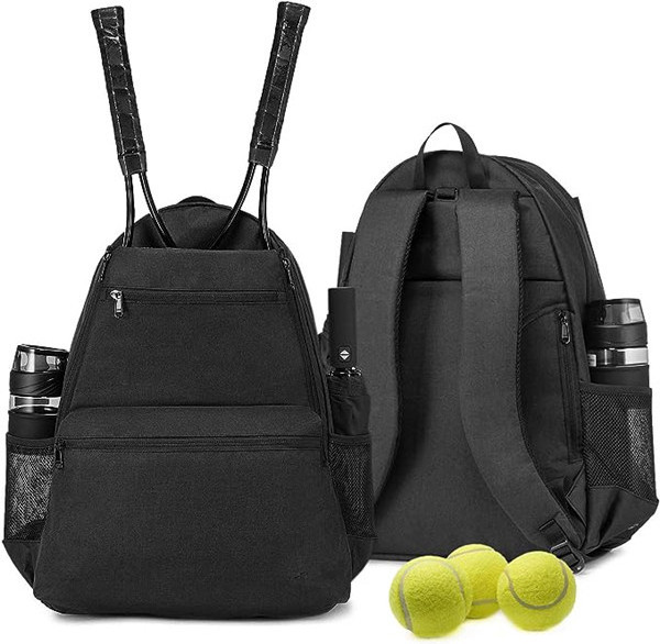 2023 New Arrival Tennis Bag  Holds 2 Rackets with Ventilated Shoe Compartment Professional Tennis Backpack for Men and Women