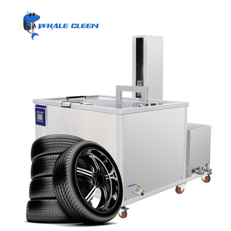 Blue Whale Customized Car Wheel Rim Ultrasonic Cleaner Vehicle Tire Washing Machine with Lift