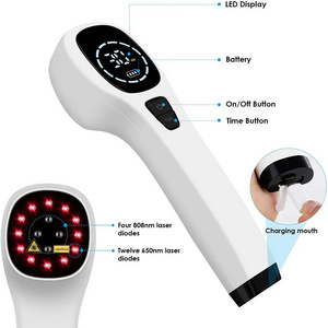 New Product Body Pain Relief Physiotherapy Device Semiconductor Infrared Red Medical Laser Therapeutic Instrument