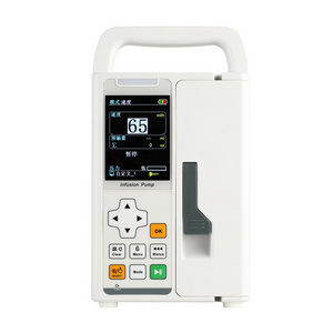 Dynamic Pressure Display Medical Portable Syringe Infusion Pump Iv Infusion Pump for ICU 3 Modes DPS