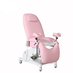 Electric Gynaecology Chair With Wheels Gynecological Examination Bed Medical Hospital Gynecological 3 Function Hospital Bed