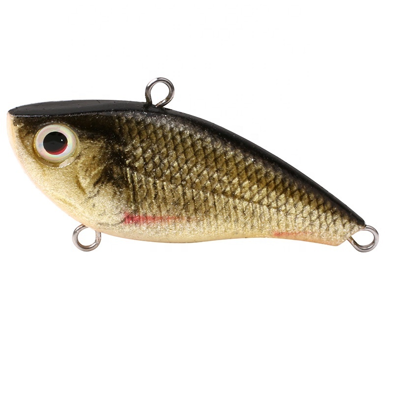 Rattle Trap Fishing Lures Soft Shad Vibration Spoon Lipless Crankbait