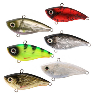 Rattle Trap Fishing Lures Soft Shad Vibration Spoon Lipless Crankbait