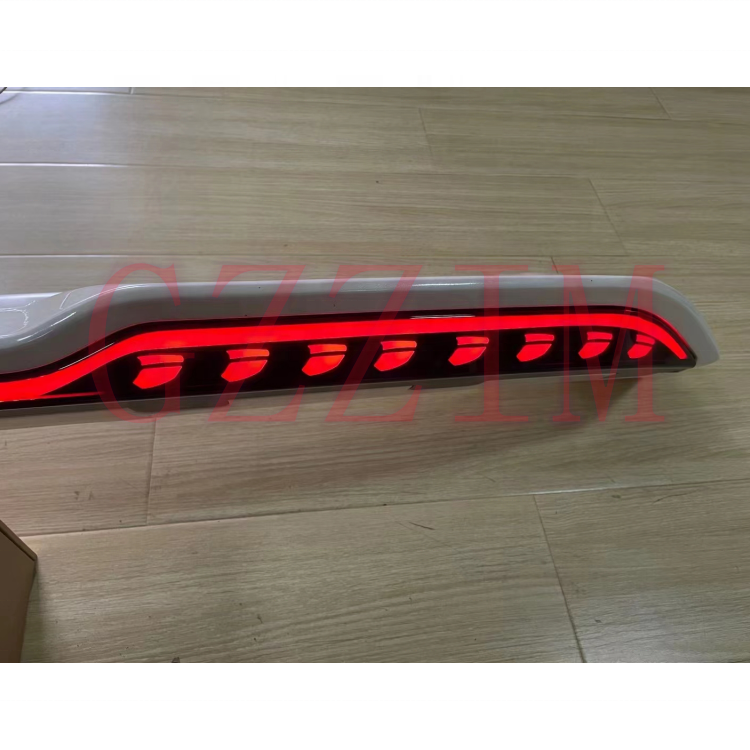 Roof Wing Rear Spoiler Car Auto Accessories LED ABS Rear Trunk Roof Wing Spoiler For LX570