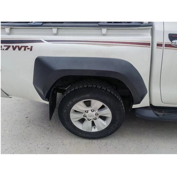 Auto Accessories plastic fender flares for hilux 2023 gr sport new fender flare, suitable for hilux 2016-2019