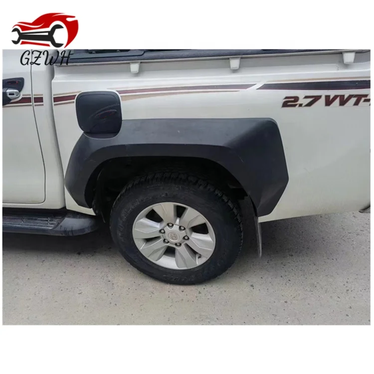 Auto Accessories plastic fender flares for hilux 2023 gr sport new fender flare, suitable for hilux 2016-2019