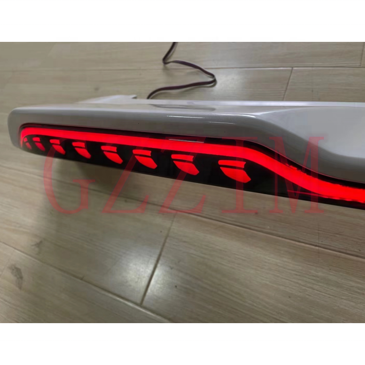 Roof Wing Rear Spoiler Car Auto Accessories LED ABS Rear Trunk Roof Wing Spoiler For LX570