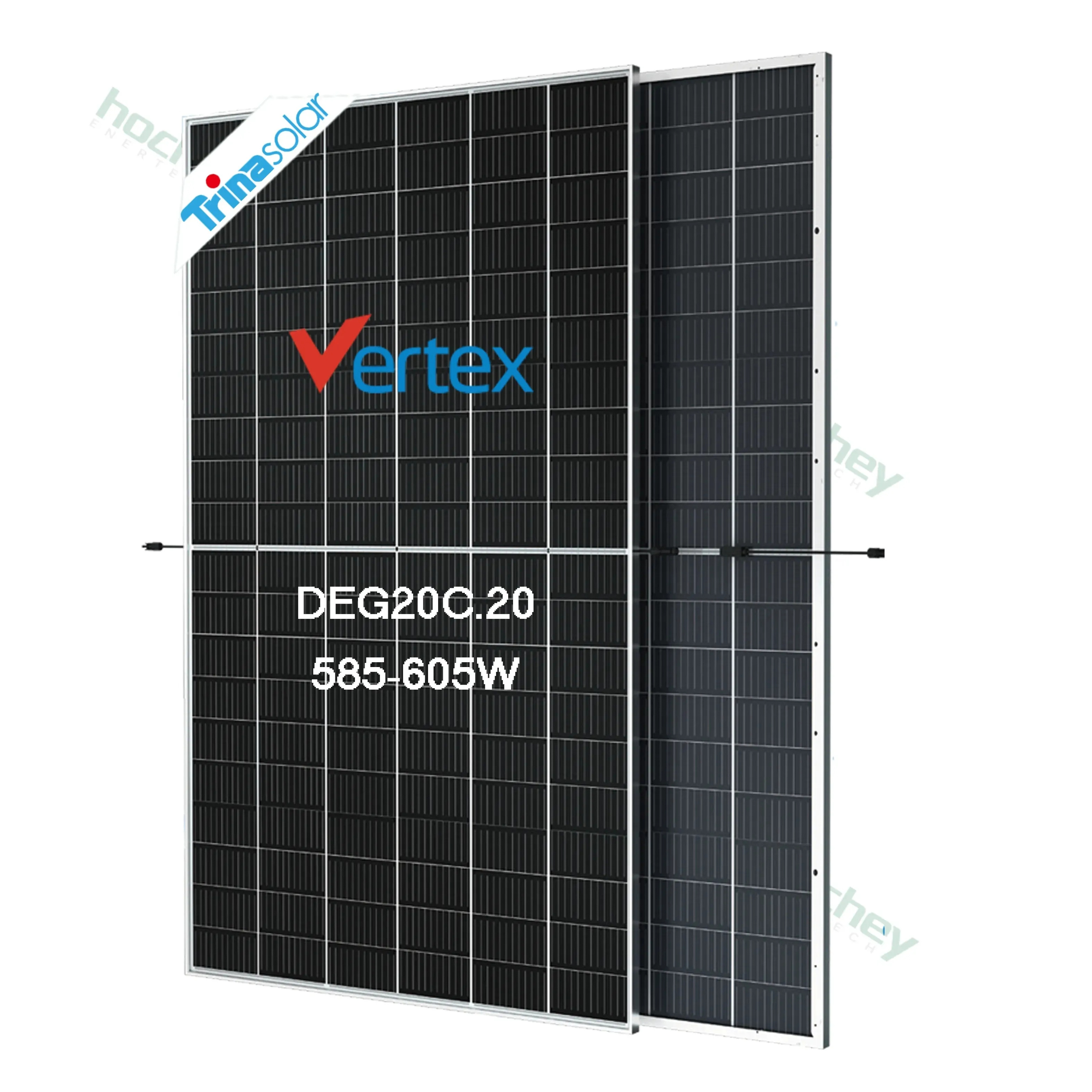 Europe Warehouse Trina 590W 600W 610 Watt Bifacial Mono Perc Solar Panel With Stock Price