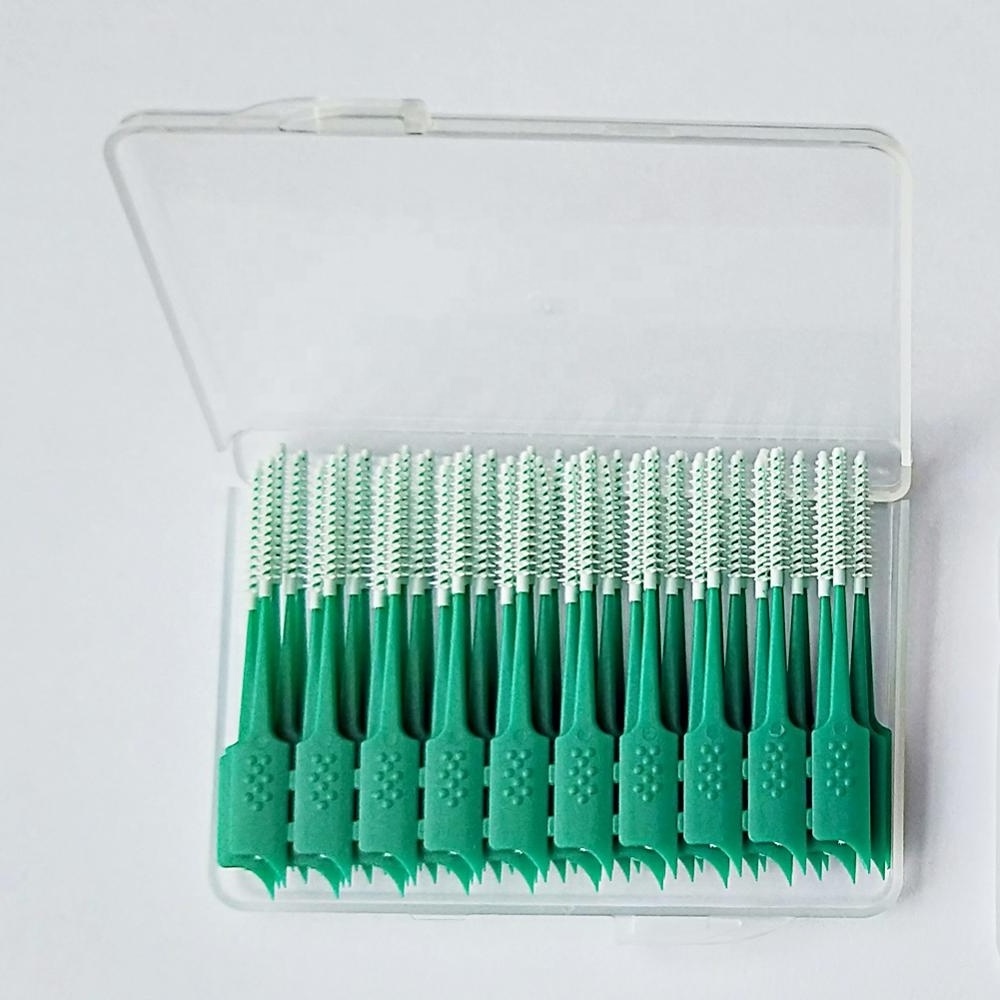 CE certificate Soft Rubber Toothpick Interdental stick interdental soft brush picks