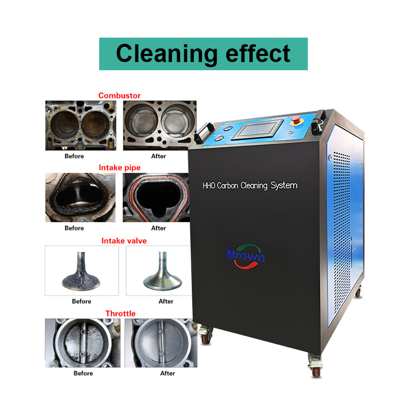 Auto Workshop Hydrogen Hho Carbon Cleaning Machine Car Engine Decarbonizing Machine