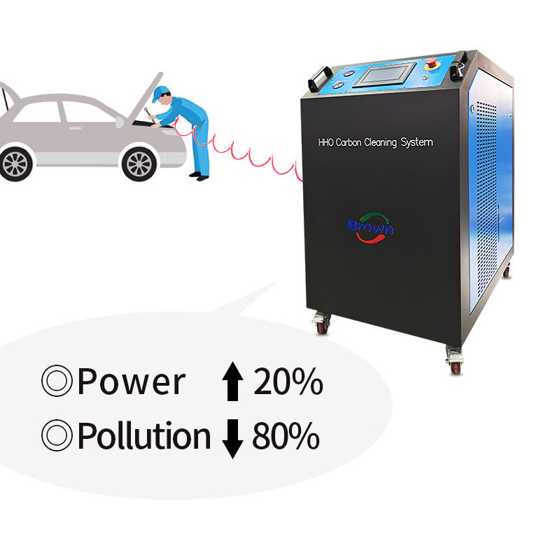 Auto Workshop Hydrogen Hho Carbon Cleaning Machine Car Engine Decarbonizing Machine