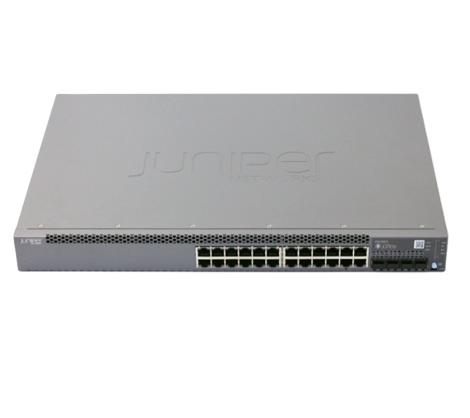 EX2300-24T Juniper switch EX2300 24-port 10/100/1000BaseT, 4 x 1/10G SFP/SFP+ (optics sold separately)