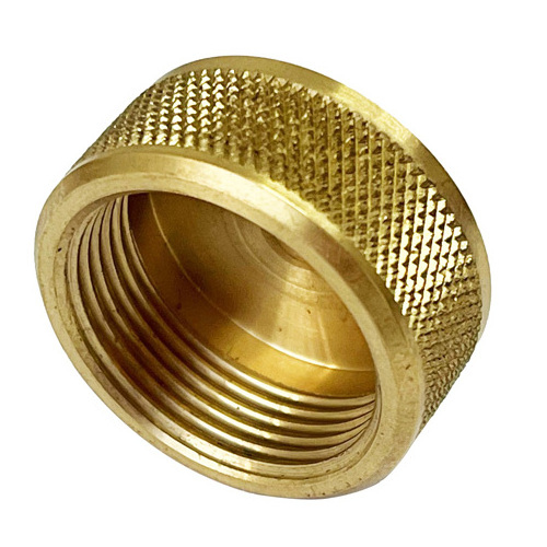 Customized brass machining part pipe safety cap