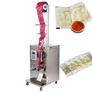 Automatic 250ml 500ml Liquid Sauce Juice Oil Popsicle Stick Pouch Sachet Filling Packing Machine