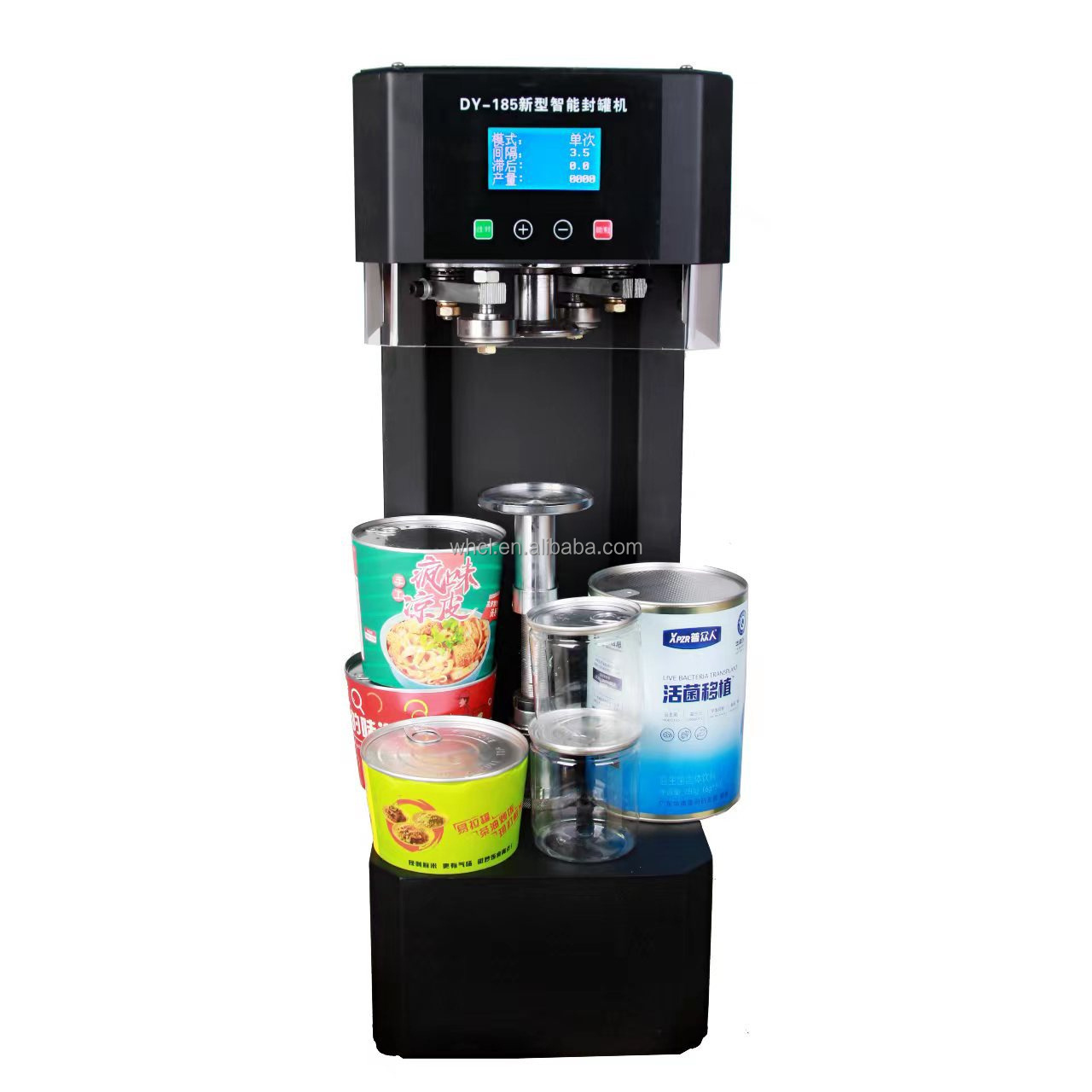 Automatic Non-rotating PET Plastic Metal Tin Beer AL  Bottle Can Seamer Easy Open Lid Cover Sealer Sealing  Machine