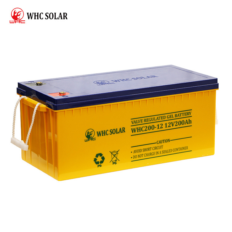 Sealed Rechargeable Storage Solar Battery 12V 200Ah AGM Lead Acid Battery Bateria Solaire Battrie