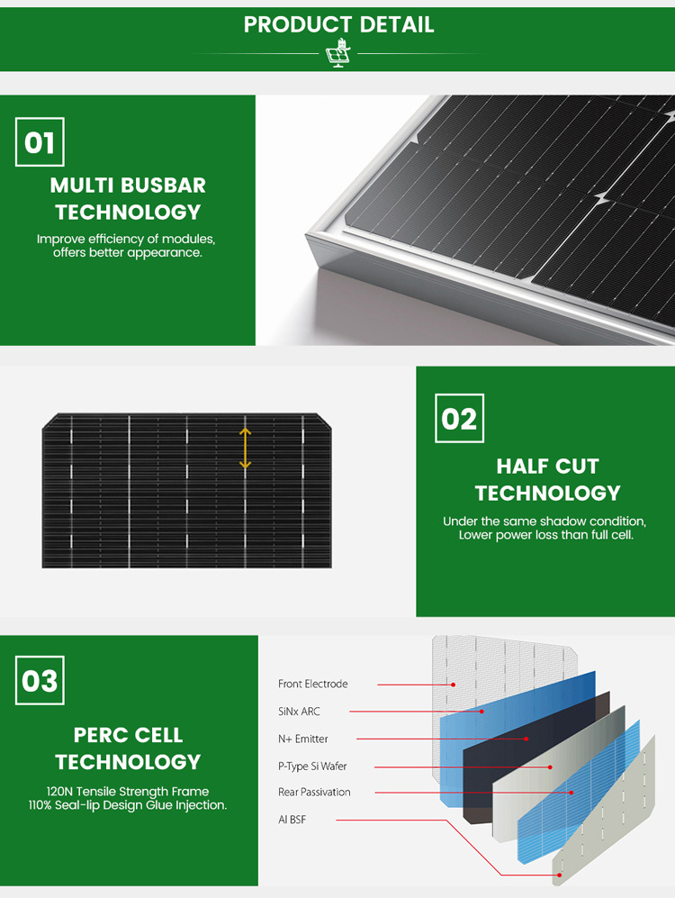 WHC  Photovoltaic 150W 350W Roof Mono Solar Panel 300W 280W 400W 500W Solar Panel Monocrystalline 330W Solar Panels