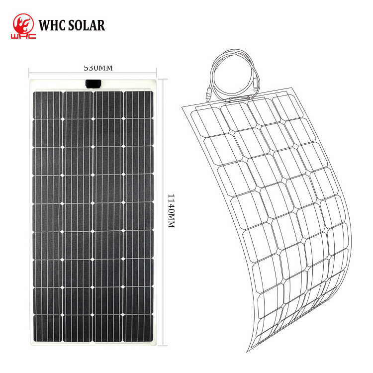 WHC Etfe Mini Panel 400 Watt 300W 500W 400W Portable Solar Cells Solar Panel Cigs Flexible Solar Energy Panels For Home