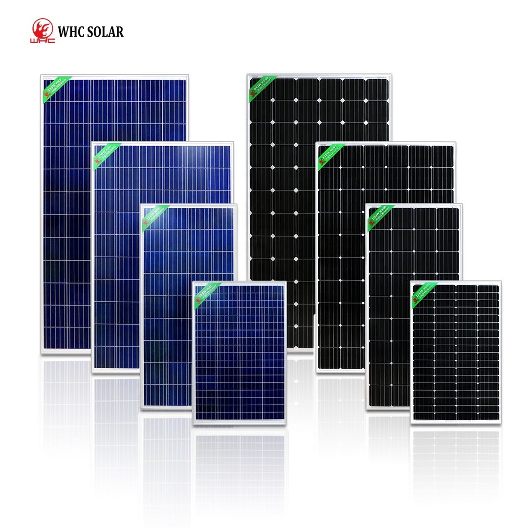 WHC SOLAR Outdoor Solar Panels Eu Warehouse 500W 1000 Watt Solar Panel Perc Mono Half  Monocrystalline Solar Panel