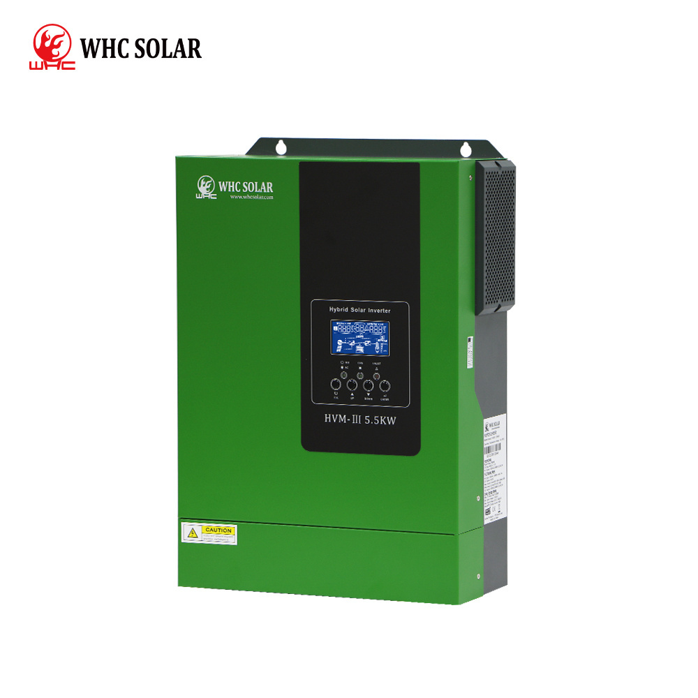 WHC Solar Panel Kit Power Generator 5KW on and off Grid Hybrid Solar Inverter 10KW 15KW 20KW Home Solar Energy Systems