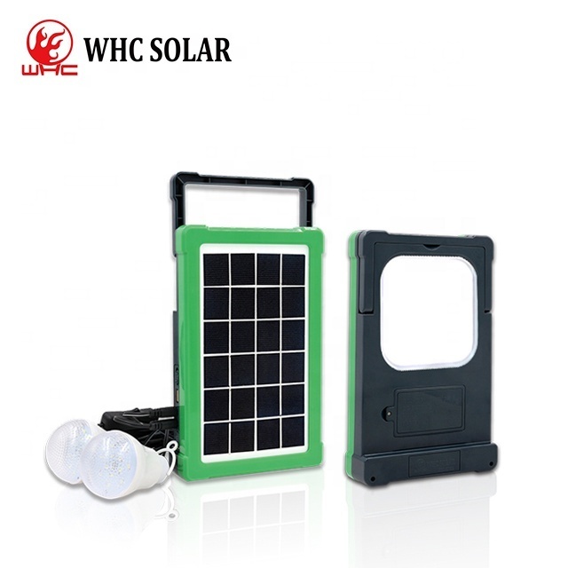 WHC SOLAR 100W 200W Camping Small Mini On Off Grid Solar Energy Kit Lighting Bulb Home Complete De Panel Solar Kit