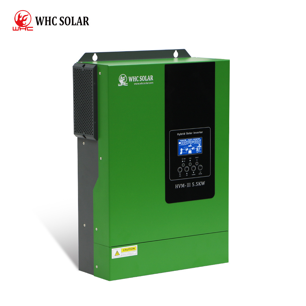 WHC SOLAR 3.5Kw 5.5Kw Hvm Mppt Split Solar Power Inverter 48V Dc To 220V Ac Solar Inverter 3Kw 5Kw 8Kw Hybrid Onduler Solaire