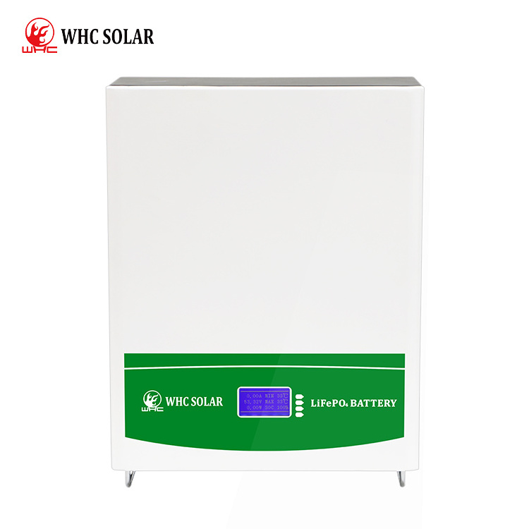 WHC Lifepo4 Battery Pack 5kwh 10kwh Emergency Power Generator Solar Home 100ah 48v Lithium ion Batteries Energy Storage Battery