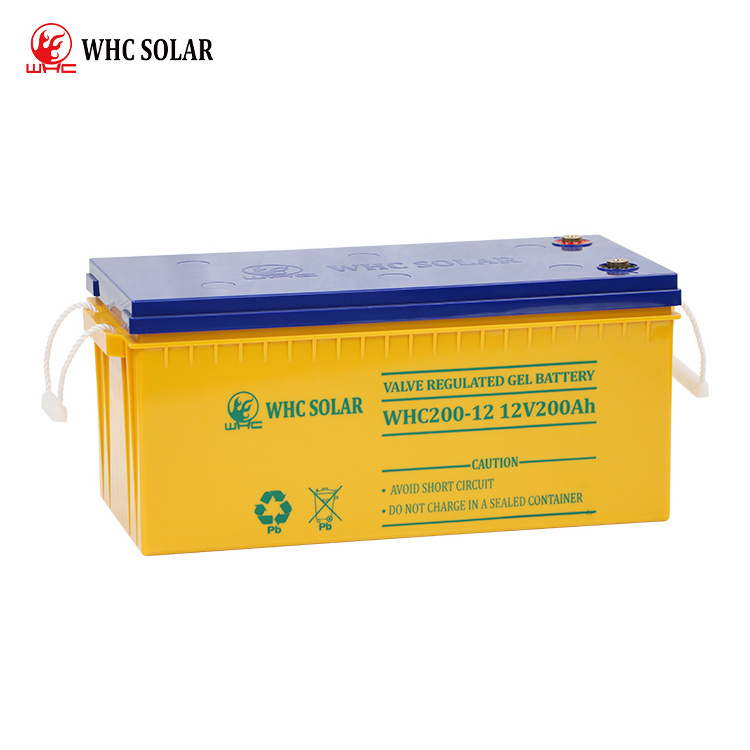 Rechargeable Sealed Lead Acid Batteries 12V 100Ah 150Ah 200Ah 250Ah Deep Cycle Solar Gel Batteries For Solar System