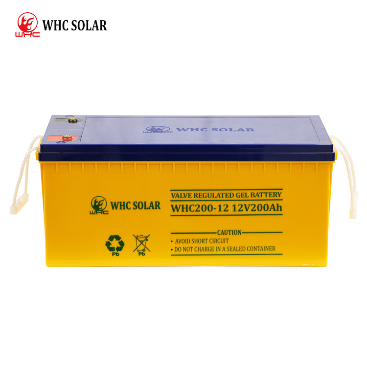 Sealed Rechargeable Storage Solar Battery 12V 200Ah AGM Lead Acid Battery Bateria Solaire Battrie