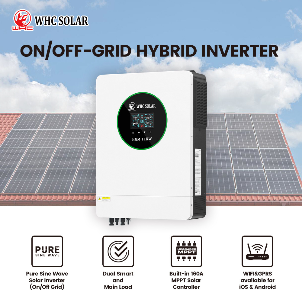 Low Frequency Hybrid Solar Inverter 48V 7Kw 8Kw 11Kw Pure Sine Wave 48 Volt Off Grid DC/AC Solar Pv Invertersrs for home