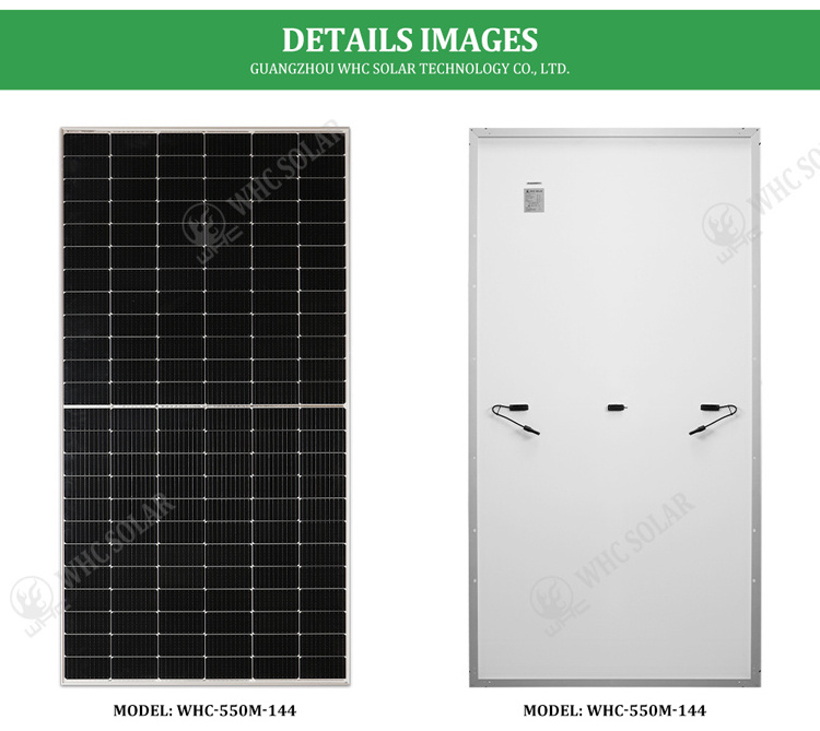 400W 450W 500W 540W 550W 600 Watt 800W Monocrystalline PV Power Solar Panels Manufacturer 10KW 1000W Price