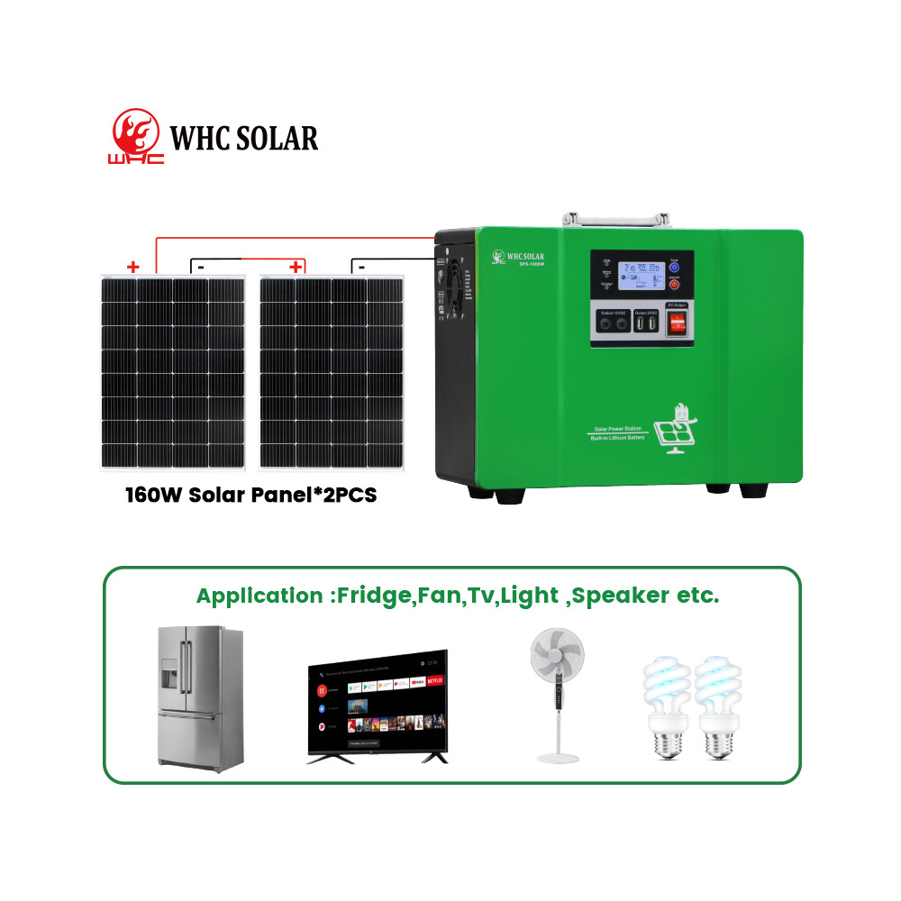 Solar Emergency Kit 1000W Solar Generator Lifepo4 Solar Power Station