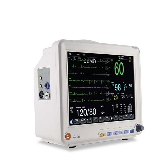 Hospital ICU ambulance monitoring equipment is multi-parameter portable comen patient monitor