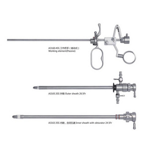 Hospital Urology Surgical Instruments Hard 4mm 12 Degree Bipolar Urology Resectoscope Set Price