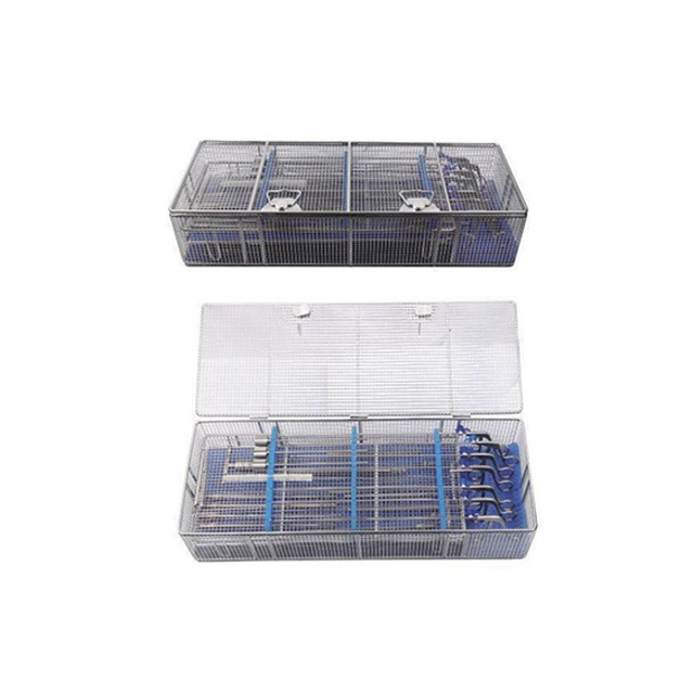 Medical endoscope autoclaving stainless steel transvertebral foraminoscope sterilization kit sterilization box