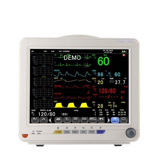 Hospital ICU ambulance monitoring equipment is multi-parameter portable comen patient monitor