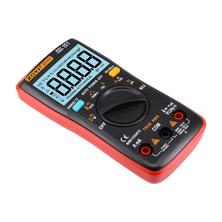 ZT-111 digital high precision automatic intelligent burn proof electrical maintenance pocket multimeter