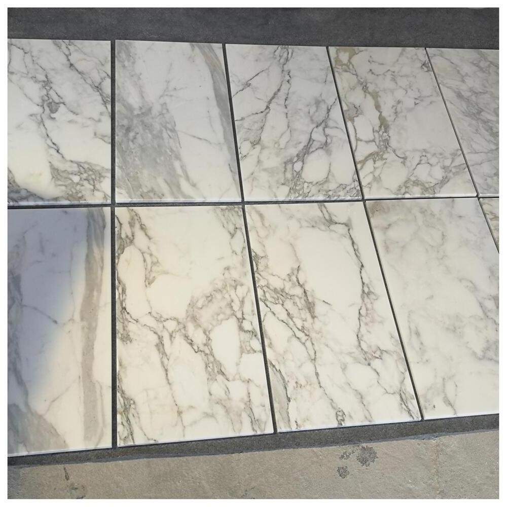 grey vein calacatta white marble tile flooring cheap chinese polished white onyx marble price