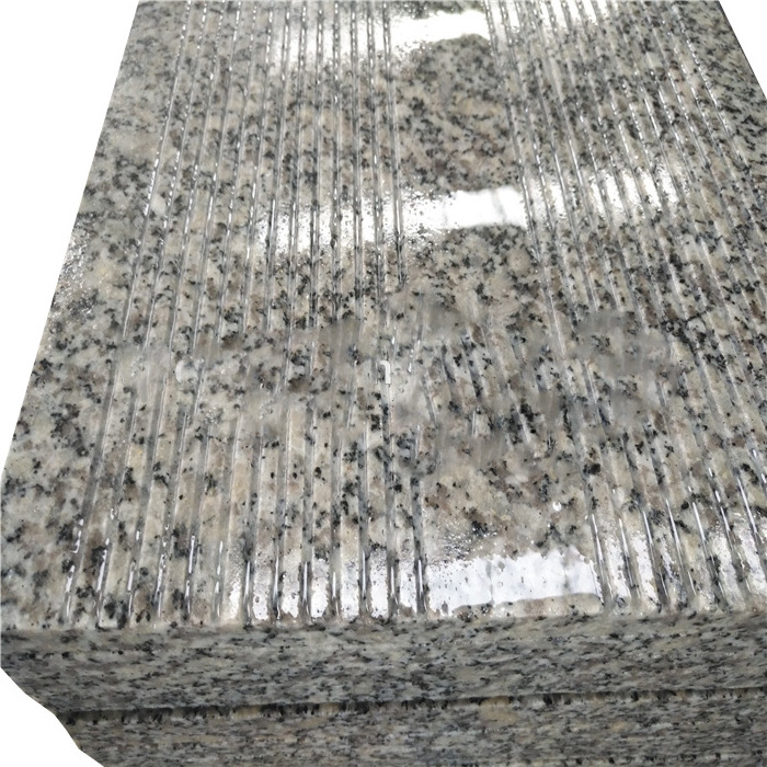 Factory Supplier Construction material natural stone Silver Grey Polished G602 granite blind paving stone with grooves