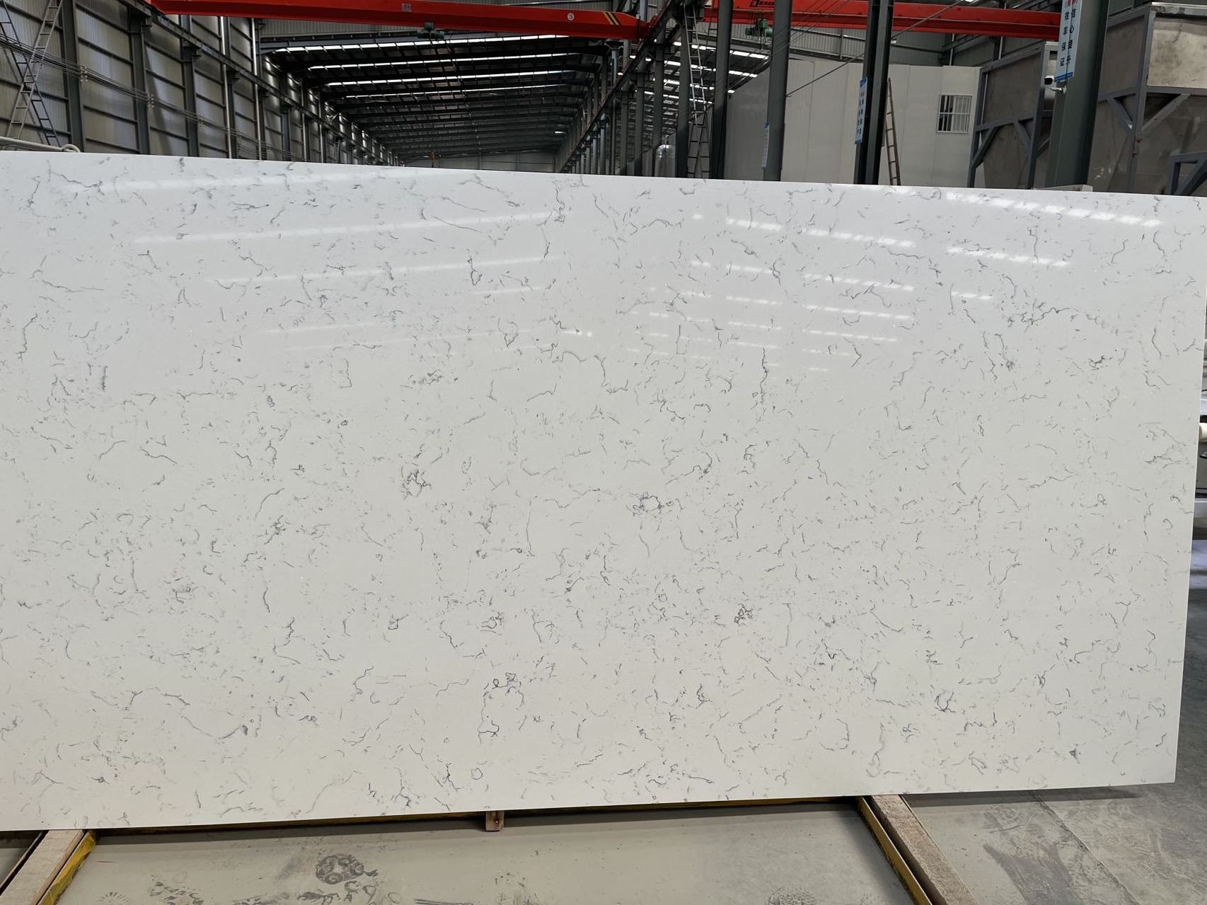 Carrara White Quartz for Kitchen New Modern Style Quartz Countertop Wholesale