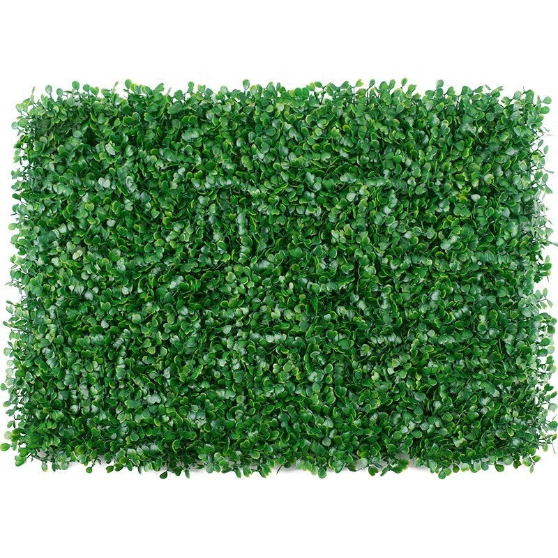 WHDY 40*60cm artificial hedge boxwood vertical panel green artificial plant wall for wall decoration