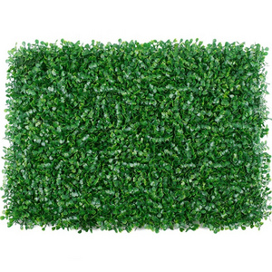 WHDY 40*60cm artificial hedge boxwood vertical panel green artificial plant wall for wall decoration