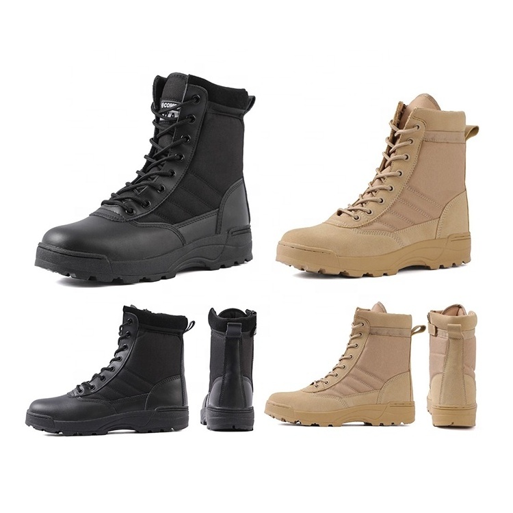 Desert Camouflage Black Hunting Mountaineering Training Hiking Men's Boots