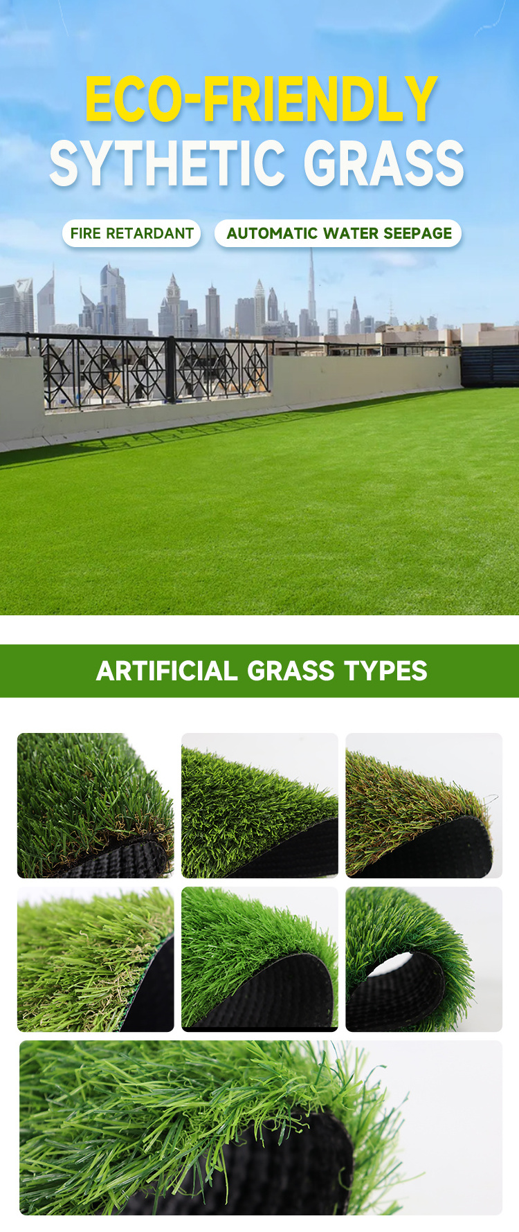 2022 10mm 15mm  landscape artificial  turf grass turf artificial synthetic grass for  grass wall garden