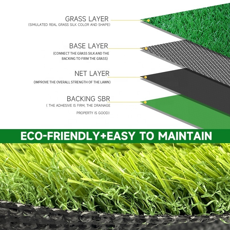 Uv Resistance Uv Resistant Artificial Grass Outdoor Artificial Grass Synthetic Turf Lawn Carpet